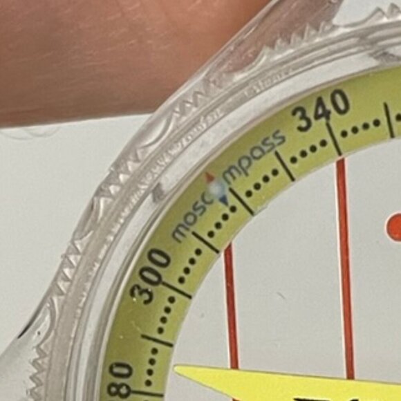 ORIENTEERING Compass Running Map Tourist Model 22 Finger Attachment 5' Diameter - Picture 5 of 10